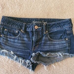 American Eagle Outfitters Women's Blue Denim Shorts